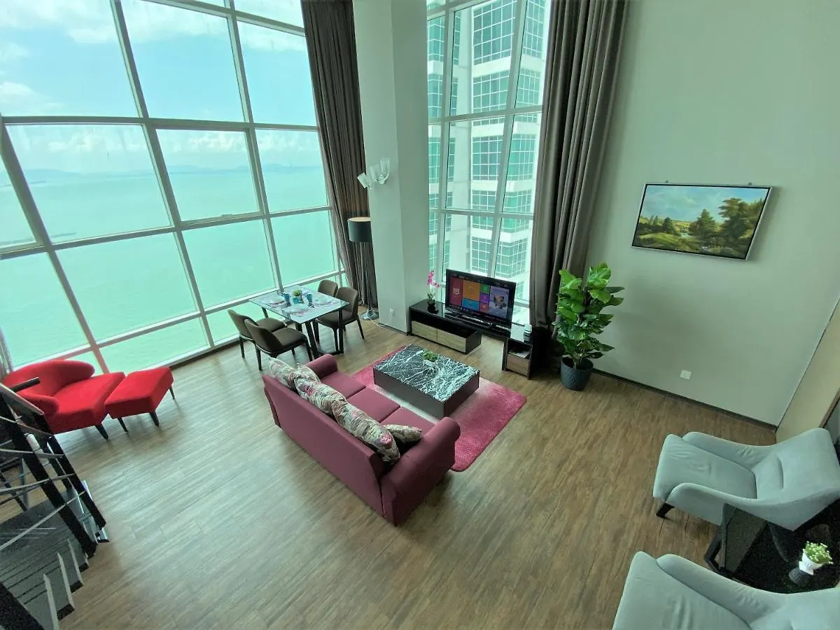 Maghome At Maritime Sea View 2Br Duplex 海天一色高楼美景房 George Town 0*,