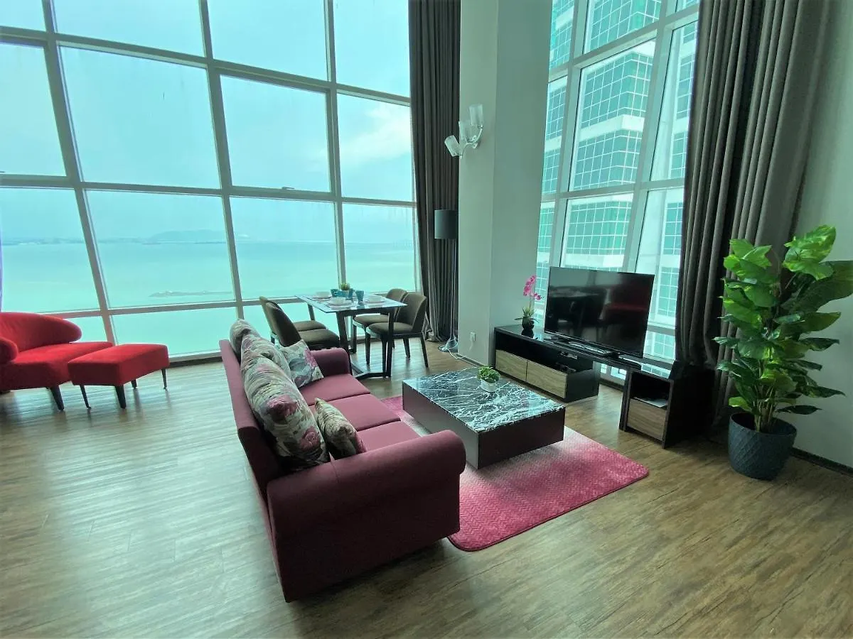 Maghome At Maritime Sea View 2Br Duplex 海天一色高楼美景房 George Town Apartment